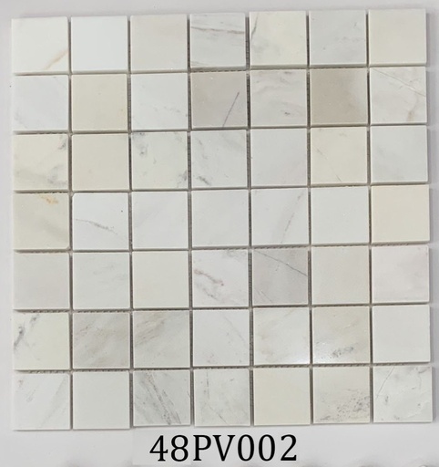 [DSH-48PV002] Đá Mosaic vàng chip vuông bóng 48PV002