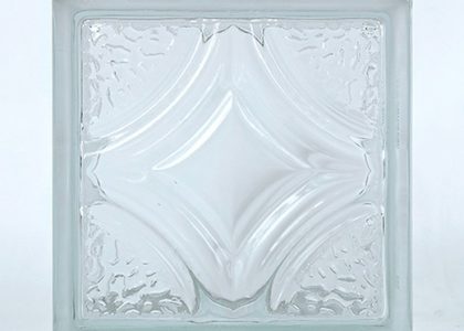 [MTGK00121] Gạch kính Indonesia tim thoi trắng MTGK 00121