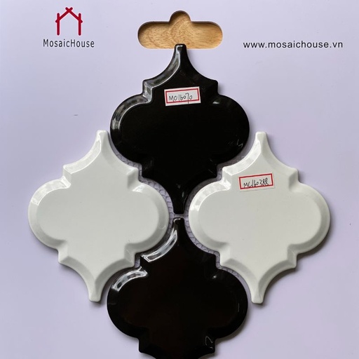 [TC160] Mosaic Lồng Đèn Trắng Đen