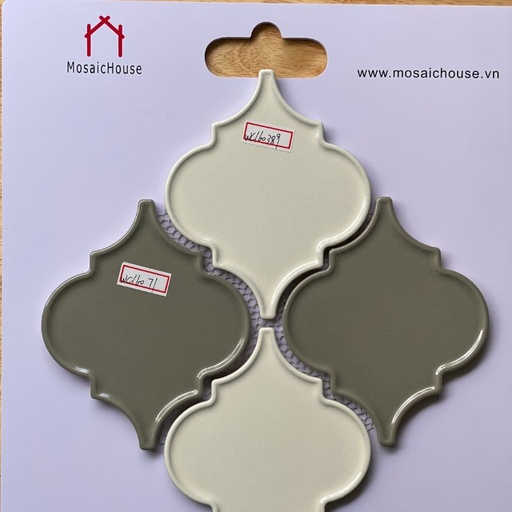 [TC16037] Mosaic Lồng Đèn Màu Xám Trắng