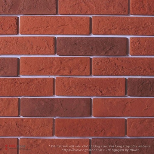 [HGC-236] Gạch trang trí đỏ đậm