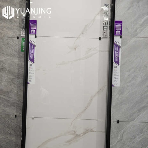 [106823432838] Gạch lát nền giả đá cẩm thạch khổ lớn 800x800mm màu trắng chống trơn phổ biến, xuất xứ từ xưởng gạch Foshan