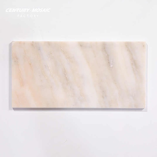 [106683283503] Gạch lát sàn đá cẩm thạch tự nhiên Centurymosaic Calacatta Rosa Gold thiết kế hiện đại