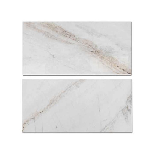 [100217512789] Gạch và đá cẩm thạch trắng CenturyMosaic Glorious White 12x24