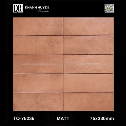 [GCCKH-TQ-75235] Gạch thẻ 75×230 TQ-75235