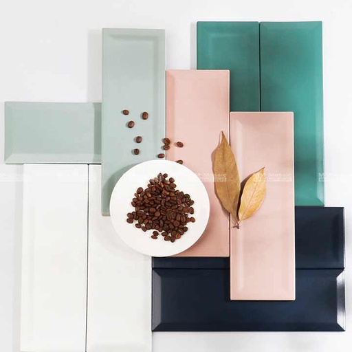 [100003429812] Gạch ốp tường men mờ hình lõm lồi chống thấm kích thước 100x300mm