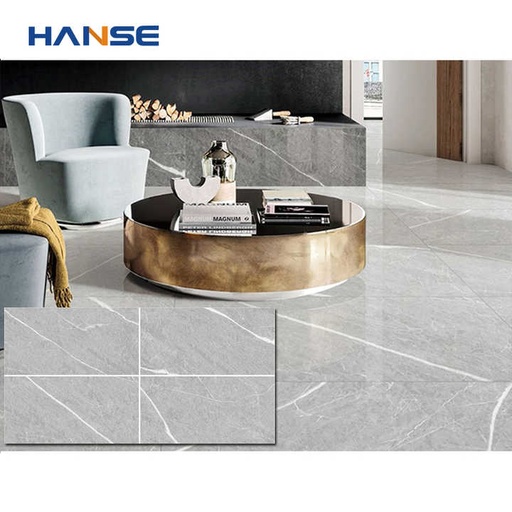 [104617417694] Gạch lát sàn men sứ mầu xám Marfil 60x120 cho phòng tắm