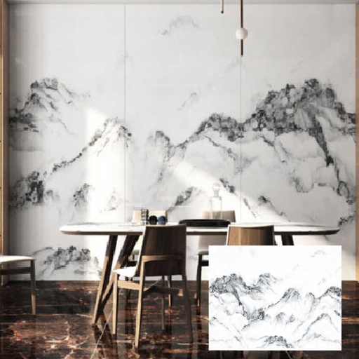 [106673447749] Gạch đá Sintered khổ lớn 1200*2400mm mài bóng phong cách Morocco