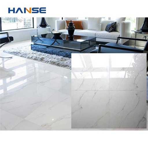 [103571130127] Gạch lát nền mầu trắng cẩm thạch giá xuất xưởng cho căn hộ