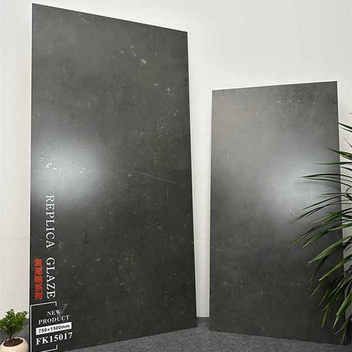 [106959266143] Gạch men đen đá, bề mặt mờ 750x1500mm & 600x1200mm