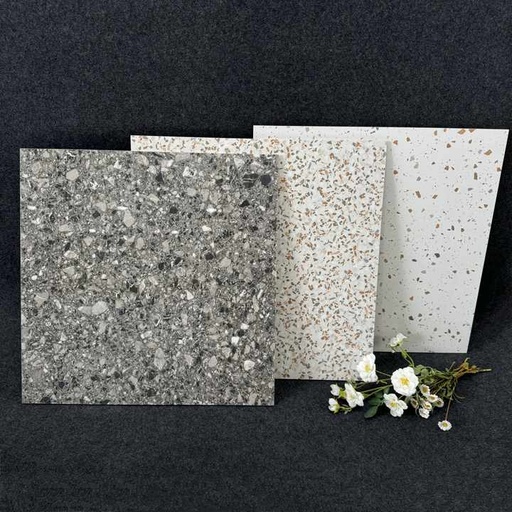 [101492970779] Gạch lát nền giả đá Terrazzo bề mặt bóng 60x60cm