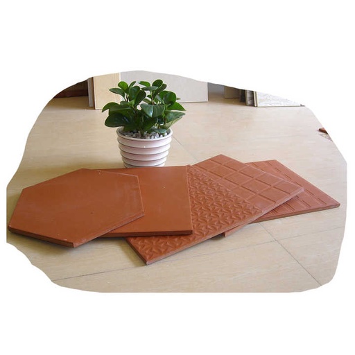 [30267369984] Gạch đất nung lục giác chống trơn màu đỏ cao cấp thiết kế mới phổ biến giá rẻ