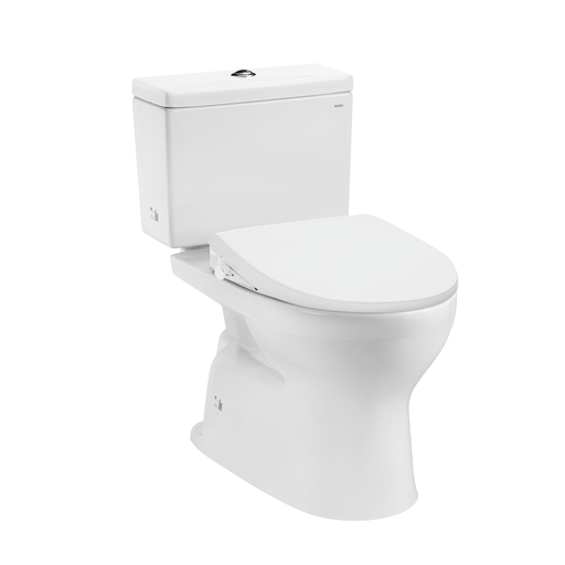 [CS302DE4W] Bàn cầu hai khối kèm nắp rửa ECOWASHER TCW1211A CS302DE4W