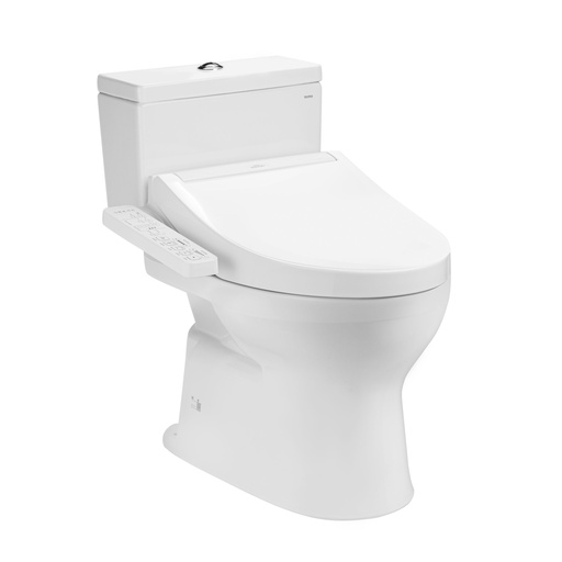 [CS302DW16W] Bàn cầu 2 khối kèm nắp rửa điện tử WASHLET dòng C2 TCF23410AAA CS302DW16W