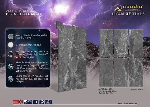 [AF.10.86.1039] Gạch ốp lát Apodio 80x160 AF.10.86.1039 (French Imperiale)