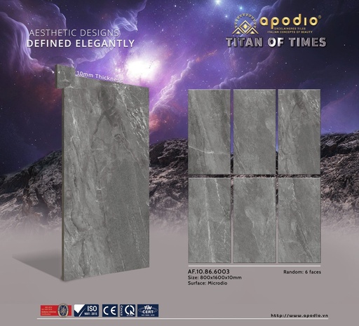 [AF.10.86.6003] Gạch ốp lát Apodio 80x160 AF.10.86.6003 (Lavica Sandstone)