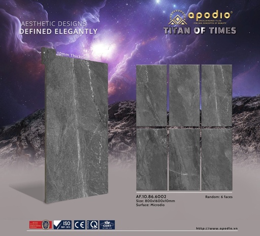 [AF.10.86.6002] Gạch ốp lát Apodio 80x160 AF.10.86.6002 (Lavica Sandstone)