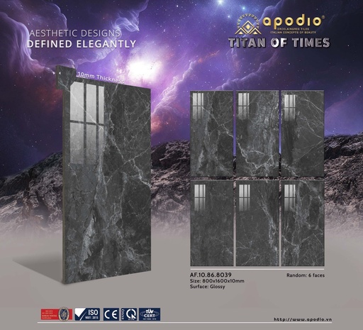 [AF.10.86.8039] Gạch ốp lát Apodio 80x160 AF.10.86.8039 (French Imperiale)