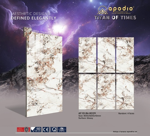 [AF.10.86.8029] Gạch ốp lát Apodio 80x160 AF.10.86.8029 (Patagonia)