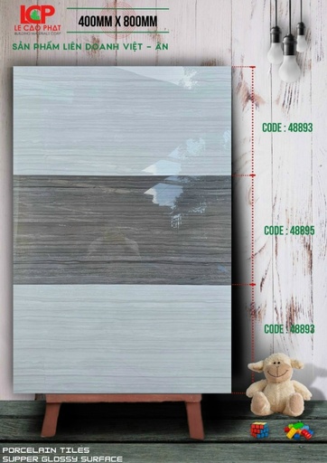 [4889348895] Gạch ốp lát Apodio 48893 48895 (Bóng)