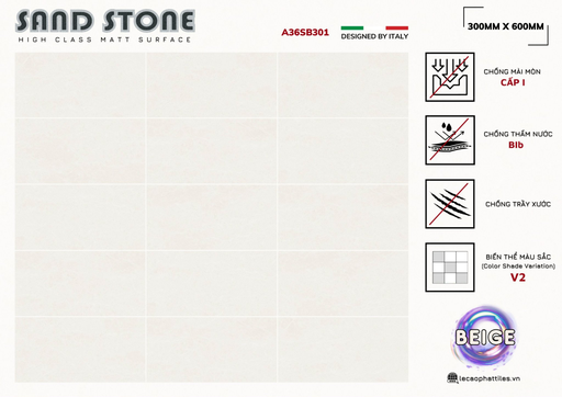[A36SB301] Gạch ốp lát Apodio A36SB301 (Matt)
