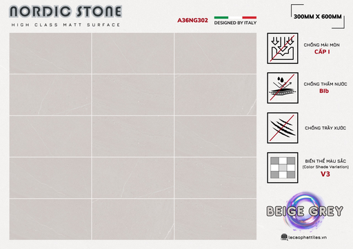 [A36NG302] Gạch ốp lát Apodio A36NG302 (Matt)