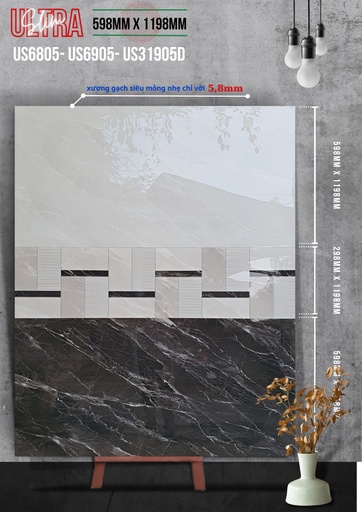 [APODIOUS6805US6905US31905D(598x1198x5.8mm)] Gạch ốp lát Apodio US 6805 US 6905 US 31905D (598x1198x5.8mm)