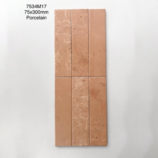 [MD7534M17] Gạch thẻ porcelain 75x300mm mã MD7534M17 (1h/1m/44v/19.5kg)