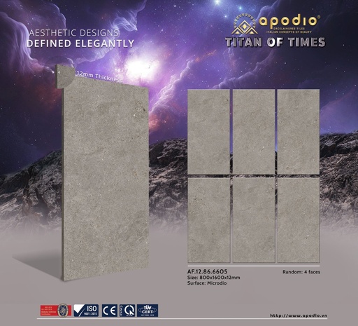 [AF.12.86.6605BottegaStone] Gạch Apodio 80x160 AF.12.86.6605 dày 12mm (Bottega Stone)