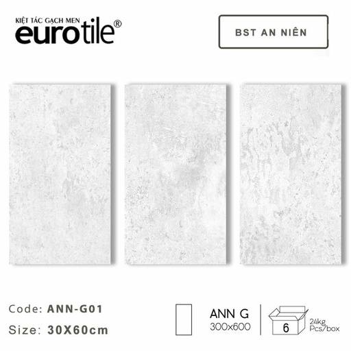 [DAISANB2B_G_18000313] Gạch ốp lát Eurotile BST An Niên 300*600mm ANN-G01