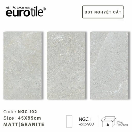 [DAISANB2B_G_80272193] Gạch ốp lát Eurotile BST Nguyệt Cát 450*900mm NGC-I02