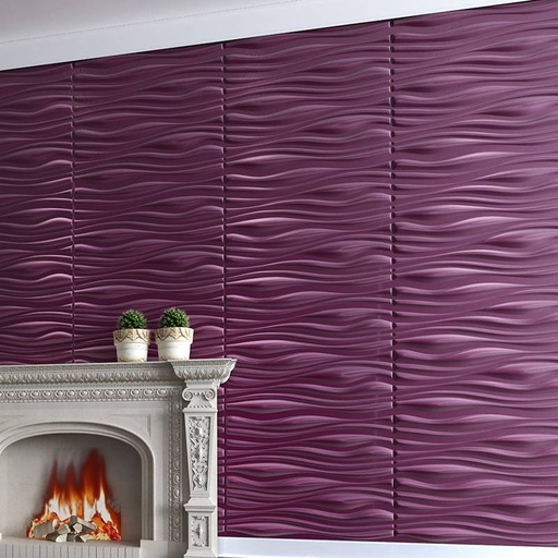 [DAISANB2B_G_97601602] Gạch 3d ốp tường trang trí chống thấm màu tím