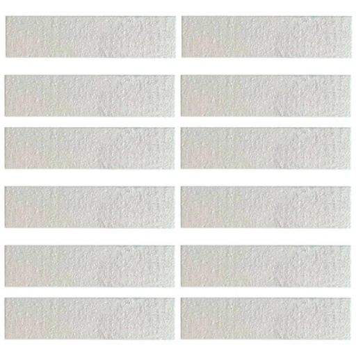 [DAISANB2B_G_14724553] Gạch thẻ ốp tường màu trắng bề mặt sần 60x240mm 62410