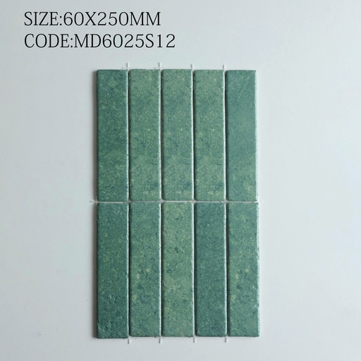 [MD6025S12] Gạch thẻ 60x250mm bề mặt vân đá nhập khẩu cao cấp MD6025S12