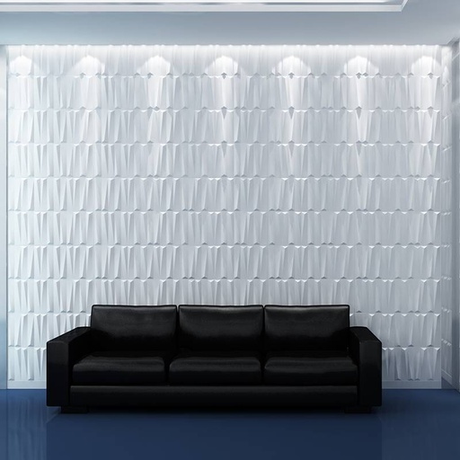 [DAISANB2B_G_30933105] Gạch 3d ốp tường trang trí chống thấm màu trắng