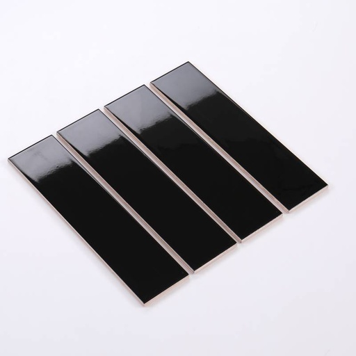 [PSTA75307] Gạch thẻ loại ưu đen bóng phẳng KT 75x300mm PSTA75307 (1h/1.125m/50v)