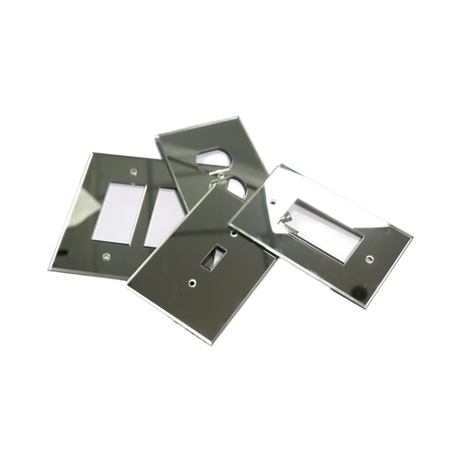[106066291355] Bảng che ổ cắm công tắc tường acrylic tráng gương phản chiếu