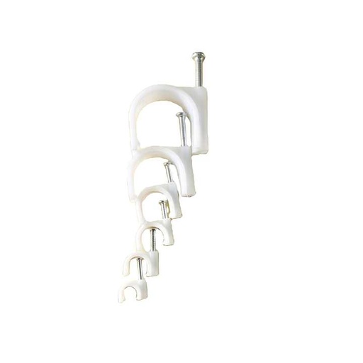 [105654047689] 100 kẹp dây tròn PE, bộ quản lý dây cáp