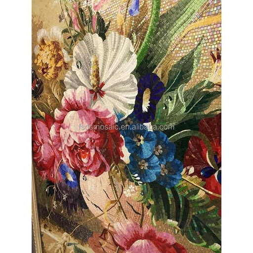 [103714853647] Tranh khảm kính nghệ thuật hoa văn trang trí