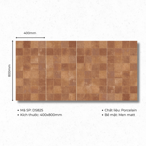 [DS825] Gạch ốp lát 400x800 mã DS825 (1thùng/ 1.92m2/ 6v/ 36,5kg)