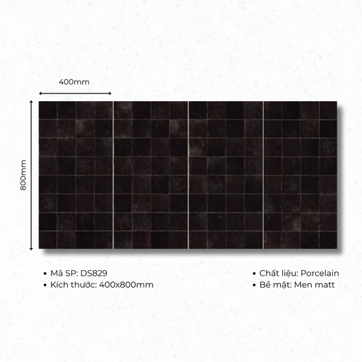 [DS829] Gạch ốp lát 400x800 mã DS829 (1thùng/ 1.92m2/ 6v/ 36,5kg)