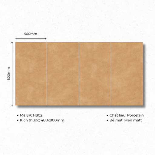 [DS8802] Gạch ốp lát 400x800 mã DS8802 (1thùng/ 1.92m2/ 6v/ 36,5kg)