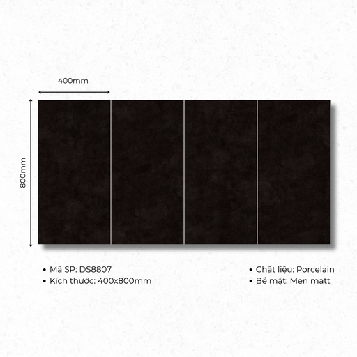[DS8807] Gạch ốp lát 400x800 mã DS8807 (1thùng/ 1.92m2/ 6v/ 36,5kg)